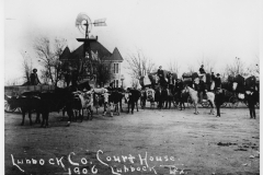 Old Lubbock County Courthouse, circa 1906- Photo courtesy of the Lubbock History Collection, Southwest Collection/Special Collections Library